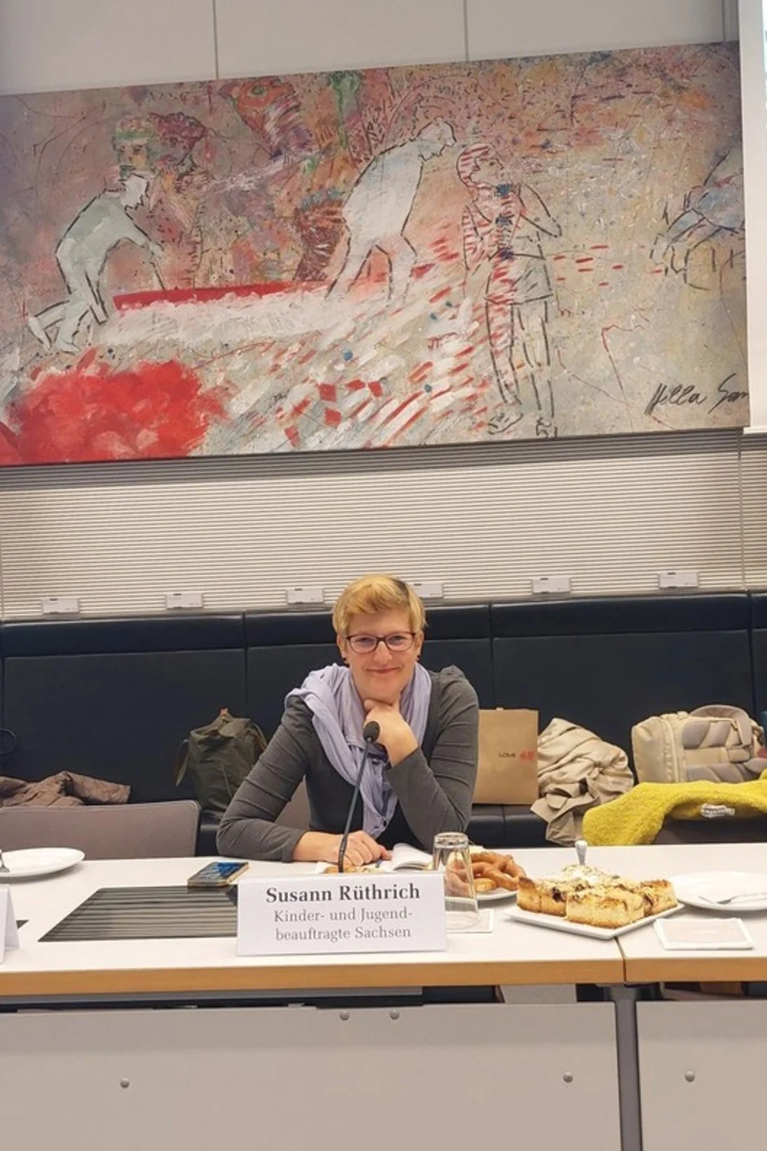 Susann Rüthrich, Kinder- und Jugendbeauftragte der sächsischen Staatsregierung zu Gast bei der Kinderkommission am 06.11.2024