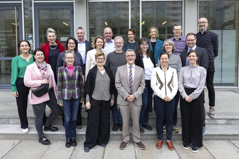 Gruppenfoto des Landesbeirats für Belange von Familien