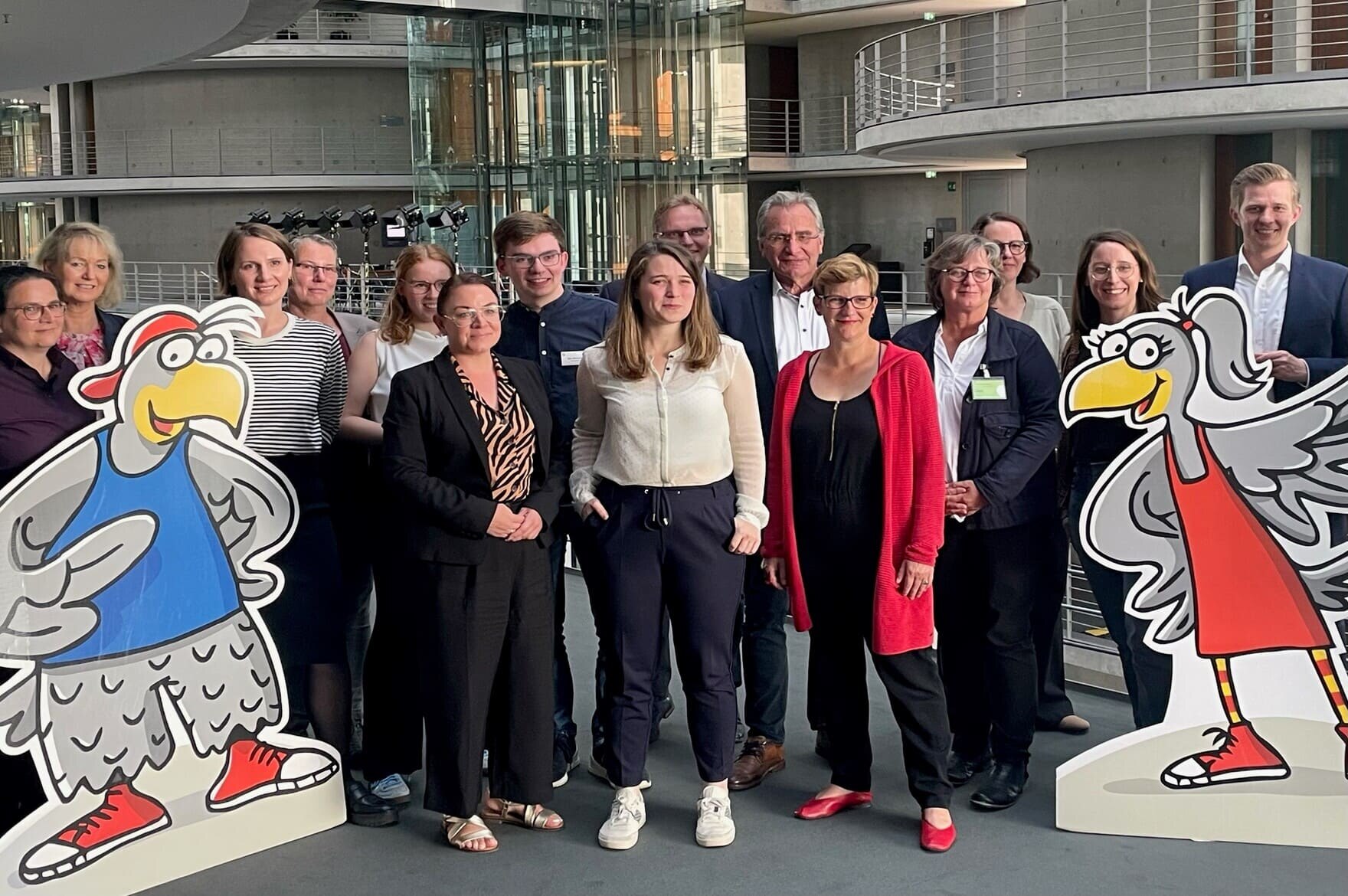 Gruppenbild der Kinderkommission im deutschen Bundestag