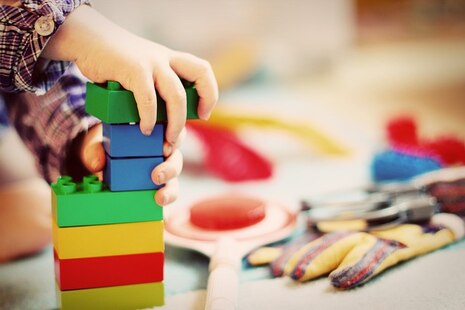 Bunte Puzzelteile
