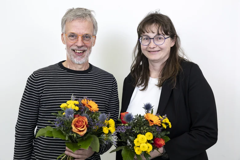 Vorsitzender Herr Dr. Stephan Pschera mit stellv. Vorsitzender Frau Silke Brewig-Lange