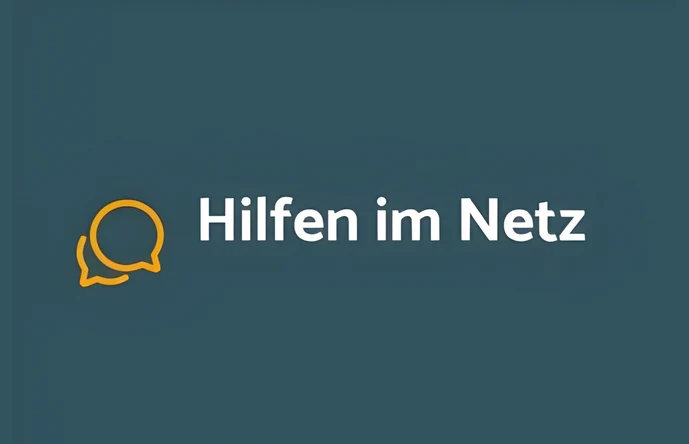 Logo mit Aufschrift »Hilfen im Netz«