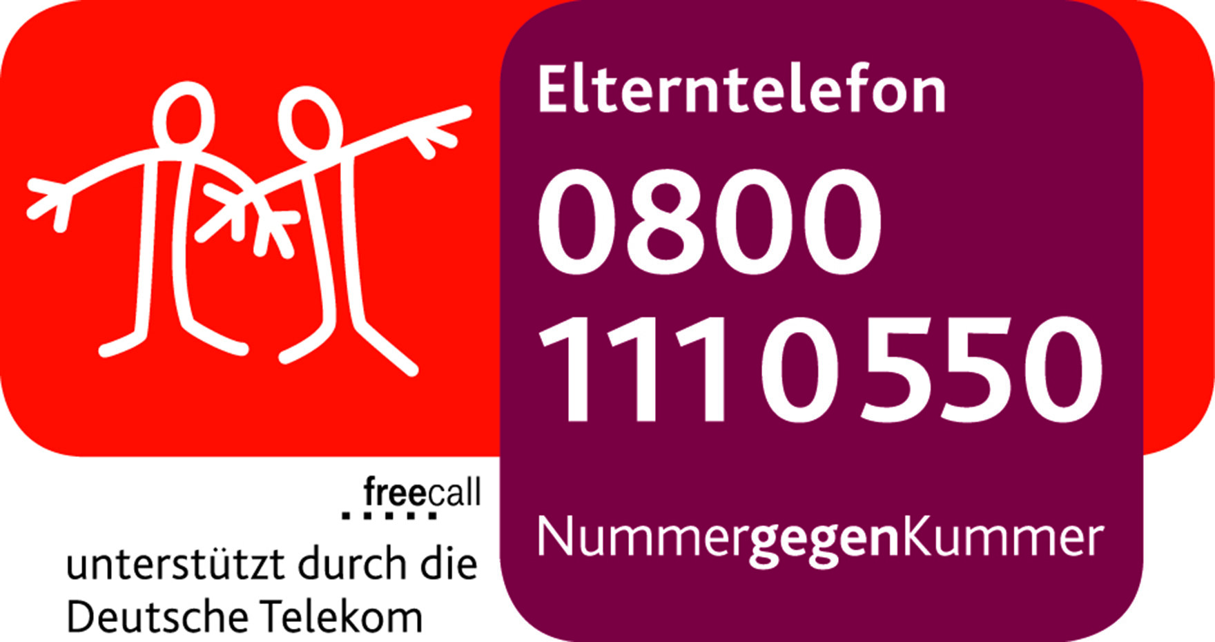 Logo Elterntelefon der Nummer gegen Kummer