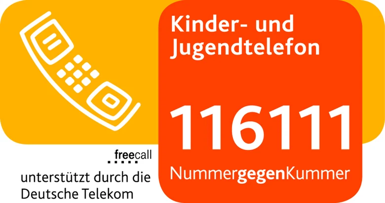 Logo Kinder- und Jugendtelefon der Nummer gegen Kummer