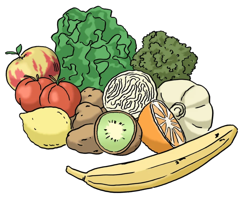 Grafik: Obst und Gemüse
