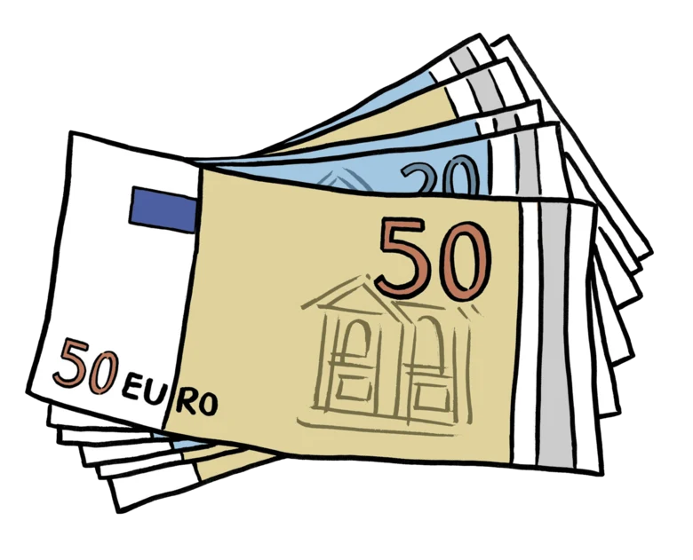 Grafik: Geldscheine
